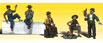 Woodland Scenics Scenic Accents® Figures - Hobos (Pack of 5) (N Scale)