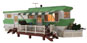 Woodland Scenics Built-&-Ready Landmark Structures Grillin' & Chillin' Trailer (N Scale)