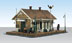 Woodland Scenics Built-&-Ready® Dansbury Depot 