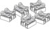 Woodland Scenics Just Plug™ Splicer Plugs (JP5686)