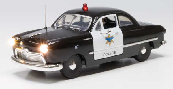 Woodland Scenics Just Plug® Lighted Vehicle - Police Car (O Scale)